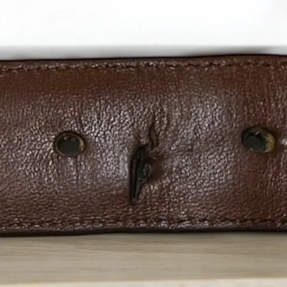 Vintage 1980’s Coach 5700 1” Burnished Cowhide Leather Belt - Size 38